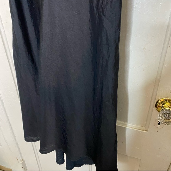 Old Navy : size : M : black slouch cowl-neck casual asymmetrical midi-dress - Picture 4 of 7